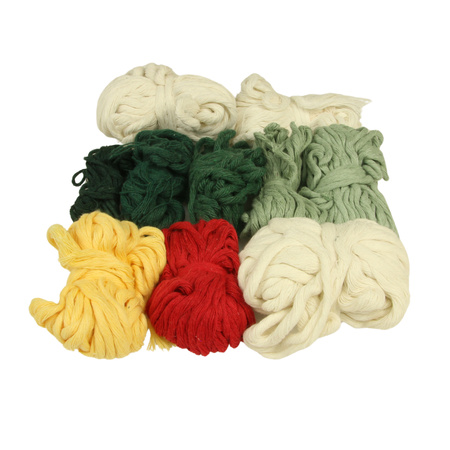 Outlet / Sznurek Bawełniany Skręcany / do Makramy / Classic Eco Line / mix / 2/3/5 mm / 200g [621]