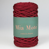 Mia Mote™ ByBag Line Sznurek Poliestrowy matowy płaski bez rdzenia bordowy 3mm