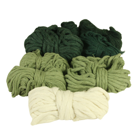 Outlet / Sznurek Bawełniany Skręcany / do Makramy / Classic Eco Line / mix / 2/3/5 mm / 200g [557]