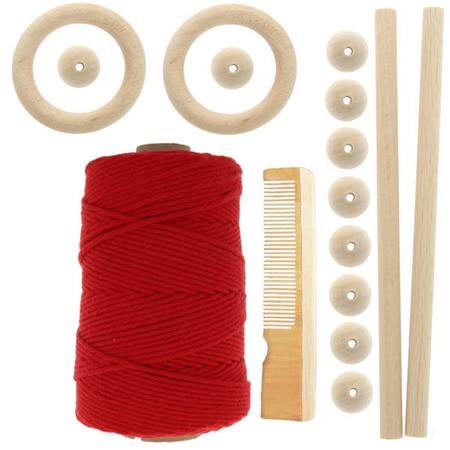 Zestaw do makramy dla początkujących 5mm z akcesoriami