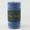 Mia Mote™ Petit Line OUTLET CUT  Sznurek pleciony bawełniany 2mm Lapis Lazuli