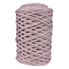 Sznurek poliestrowy płaski 5 mm bez rdzenia – do torebek i makramy, Wrzosowy | Charoite | Mia Mote™ ByBag