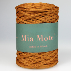 Mia Mote™ ByBag Line Sznurek Poliestrowy płaski bez rdzenia miodowy ciemny 5mm