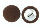Guziki Tapicerskie Oblekane Obciągane Casablanca CS2307 Brązowy 18mm R28 10szt