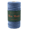 Mia Mote™ Petit Line OUTLET CUT  Sznurek pleciony bawełniany 2mm Lapis Lazuli