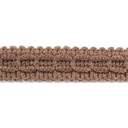 Taśma dekoracyjna tapicerska do tkanin jasny beż 15mm