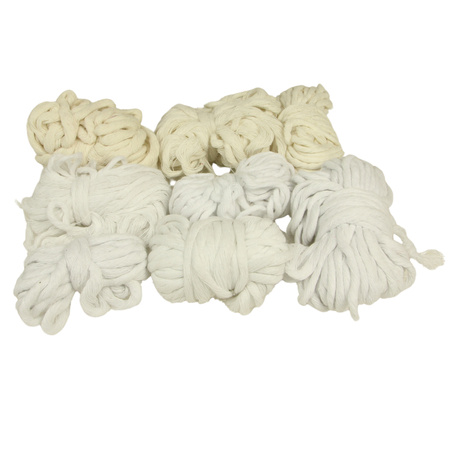 Outlet / Sznurek Bawełniany Skręcany / do Makramy / Classic Eco Line / mix / 2/3/5 mm / 200g [638]