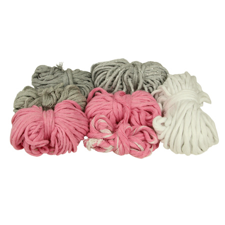 Outlet / Sznurek Bawełniany Skręcany / do Makramy / Classic Eco Line / mix / 2/3/5 mm / 200g [596]