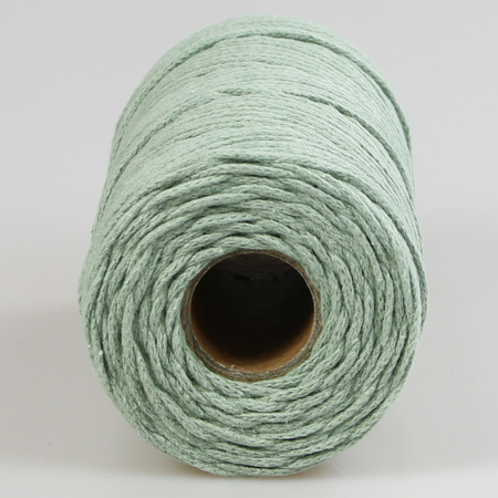 Mia Mote™ Petit Line OUTLET CUT  Sznurek pleciony bawełniany 2mm Oliwin Peridot