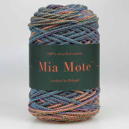 Mia Mote™ Thinny Line sznurek bawełniany 3mm miraże ombre strip