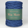 Sznurek poliestrowy płaski 5 mm bez rdzenia – do torebek i makramy, Niebieski Jeans | Lapis Lazuli | Mia Mote™ ByBag