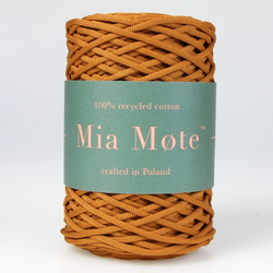 Mia Mote™ ByBag Line Sznurek Poliestrowy płaski bez rdzenia miodowy ciemny 3mm
