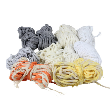 Outlet / Sznurek Bawełniany Skręcany / do Makramy / Classic Eco Line / mix / 2/3/5 mm / 200g [757]