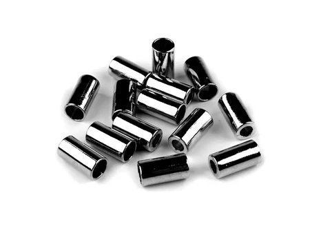Końcówki metalowa do sznurka czarny oksydowany 15x9mm 5.5mm