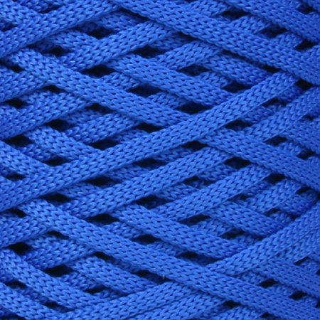 Sznurek poliestrowy płaski 5 mm bez rdzenia – do torebek i makramy, Szafirowy Jasny | Chalkantyt Light | Mia Mote™ ByBag