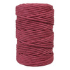 Mia Mote™ Classic Line Sznurek bawełniany skręcany do makramy 5mm ruby