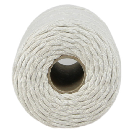 Sznurek bawełniany skręcany do makramy Lavish Kość Słoniowa 3mm