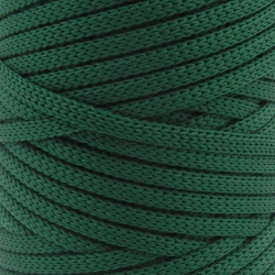 Mia Mote™ ByBag Line Sznurek Poliestrowy płaski bez rdzenia ciemny zielony butelkowy 5mm