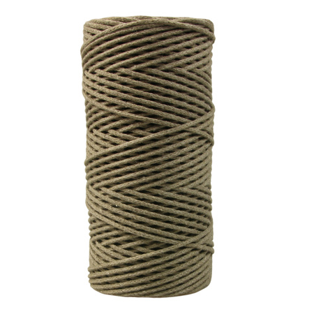 Mia Mote™ Petit Line Sznurek pleciony bawełniany 2mm Deep Sunestone