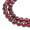 Granat Bordowy - kamień pasji, siły i witalności - Kula Fasetowany 2mm