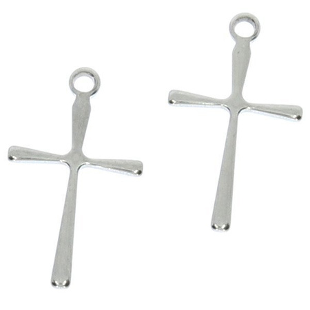 Zawieszka Stal Chirurgiczna Krzyż 16x9.5mm