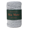 Mia Mote™ Classic Line Sznurek bawełniany skręcany do makramy 5mm basalt grit