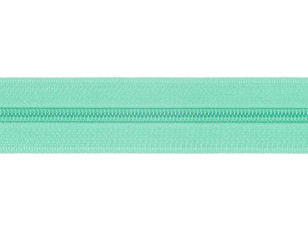 Zamek suwak błyskawiczny spiralny 5 do torebki rozdzielczy auto lock miętowy 30cm