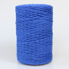 Mia Mote Gardenal Sznurek bawełniany do majsterkowania dekoracji makramy pakowy notarialny ogrodowy do ogrodu niebieski 2mm