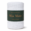 Mia Mote™ Classic Line Sznurek bawełniany skręcany do makramy 3mm chalk