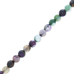 Agat Ognisty Colorful Kamień Jubilerski Fasetowany kula 6mm