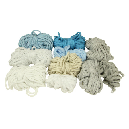 Outlet / Sznurek Bawełniany Skręcany / do Makramy / Classic Eco Line / mix / 2/3/5 mm / 200g [592]