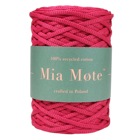 Mia Mote™ ByBag Line Sznurek Poliestrowy płaski bez rdzenia malinowy 5mm