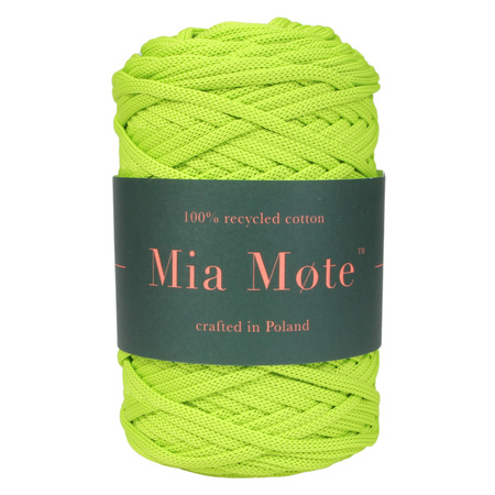 Mia Mote™ ByBag Line Sznurek Poliestrowy płaski bez rdzenia zielony laser limonka 3mm
