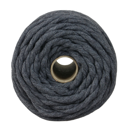 Mia Mote™ Lavish Line Sznurek bawełniany skręcany do makramy smoky quartz 5mm