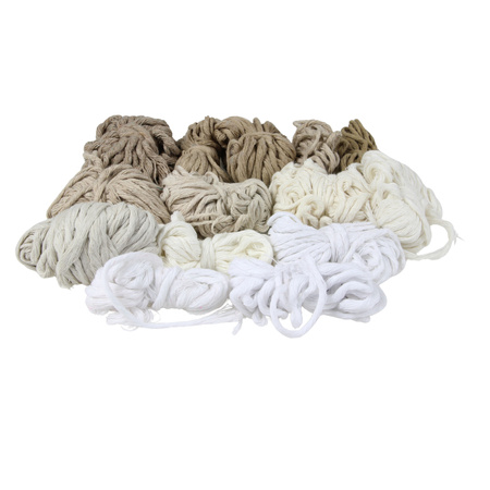 Outlet / Sznurek Bawełniany Skręcany / do Makramy / Classic Eco Line / mix / 2/3/5 mm / 200g [769]