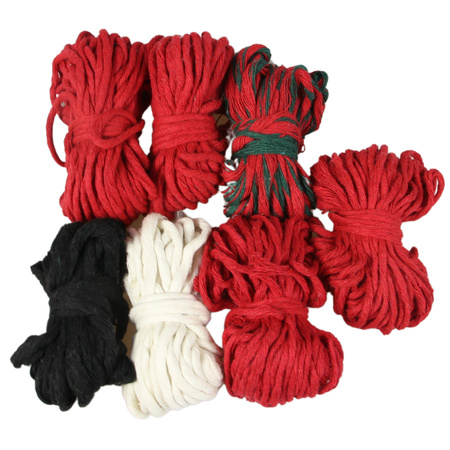 Outlet / Sznurek Bawełniany Skręcany / do Makramy / Classic Eco Line / mix / 2/3/5 mm / 200g 