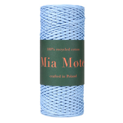 Mia Mote™ ByBag Line Sznurek pleciony poliestrowy okrągły 2mm Błękitny