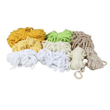 Outlet / Sznurek Bawełniany Skręcany / do Makramy / Classic Eco Line / mix / 2/3/5 mm / 200g [762]