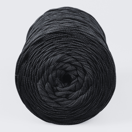 Mia Mote™ ByBag Line Outlet CUT Sznurek Poliestrowy płaski bez rdzenia czarny 3mm