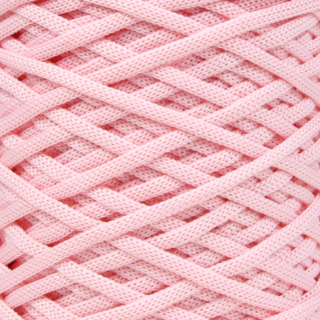 Mia Mote™ ByBag Line Sznurek Poliestrowy matowy płaski bez rdzenia pastelowy różowy 3mm