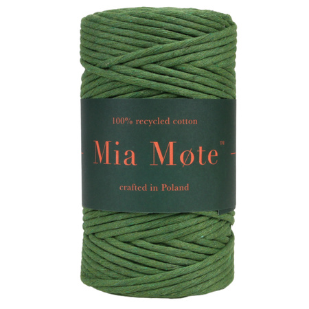 Mia Mote™ Classic Line Sznurek bawełniany skręcany do makramy 2mm fuchsyt