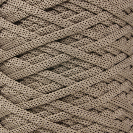 Mia Mote™ ByBag Line Sznurek Poliestrowy płaski bez rdzenia beżowy ciemny mokka 3mm