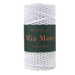 Mia Mote™ Petit Line Sznurek bawełniany 2mm Chalk