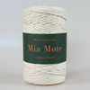 Mia Mote™ Classic Line Sznurek bawełniany skręcany do makramy 5mm ivory