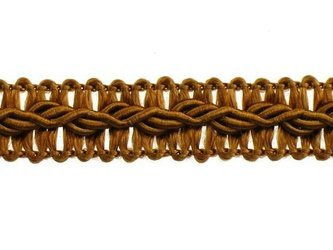 Taśma jedwabna dekoracyjna kremowy 12mm