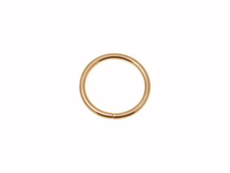 Kółko metalowe kaletnicza otwierane do torebki na zawieszki do rękodzieła złoty 30mm