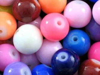 Koraliki Szklane Powlekane Smooth 6mm mix