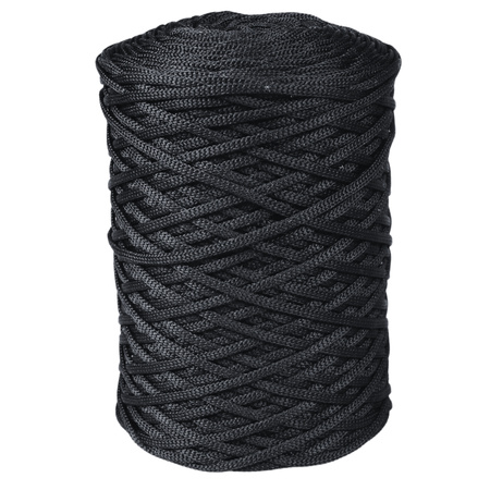 Mia Mote™ ByBag Line Sznurek Poliestrowy płaski bez rdzenia czarny 3mm