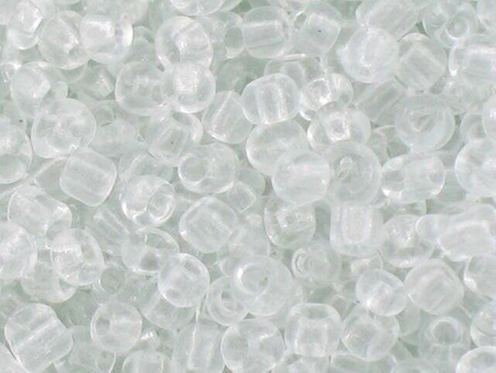 Koraliki paciorki szklane drobne seed beads do beadingu sutaszu 1.9mm crystal