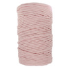 Mia Mote™ Classic Line Sznurek bawełniany skręcany do makramy 3mm Rose Quartz